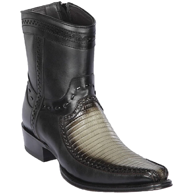 Desert - style men's ankle boots for a rugged appealMen's Los Altos Lizard and Deer Skin European Toe Short Boot 76BF0738