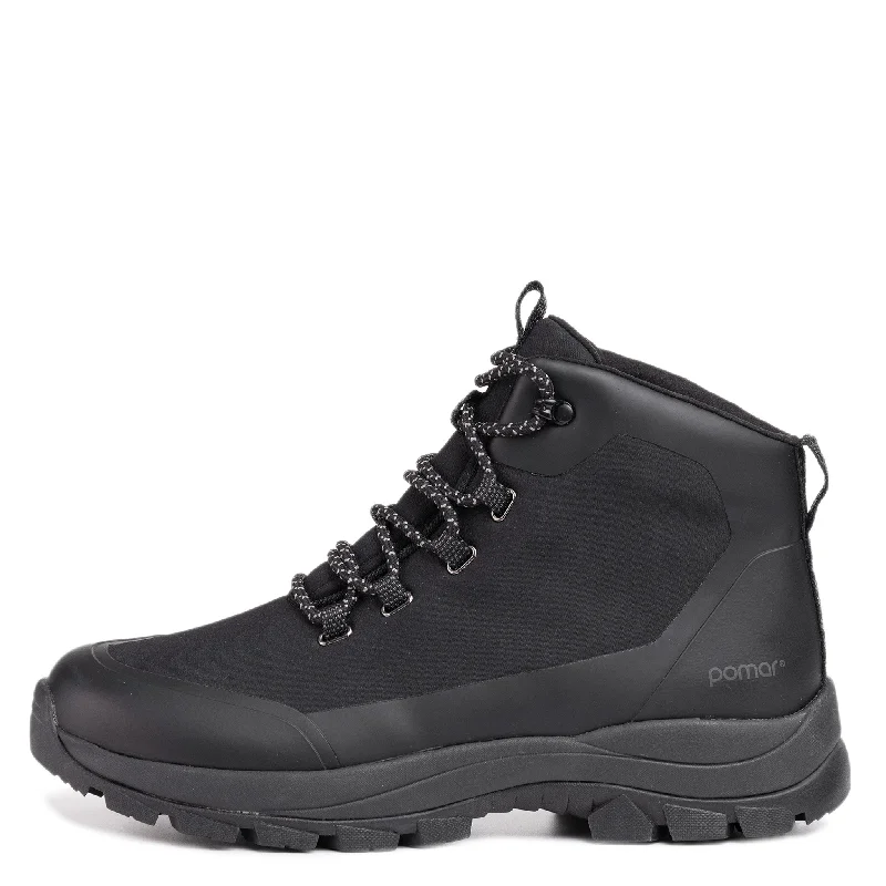 Insulated men's ankle boots for cold weatherTUOMO Men's spike winter boots