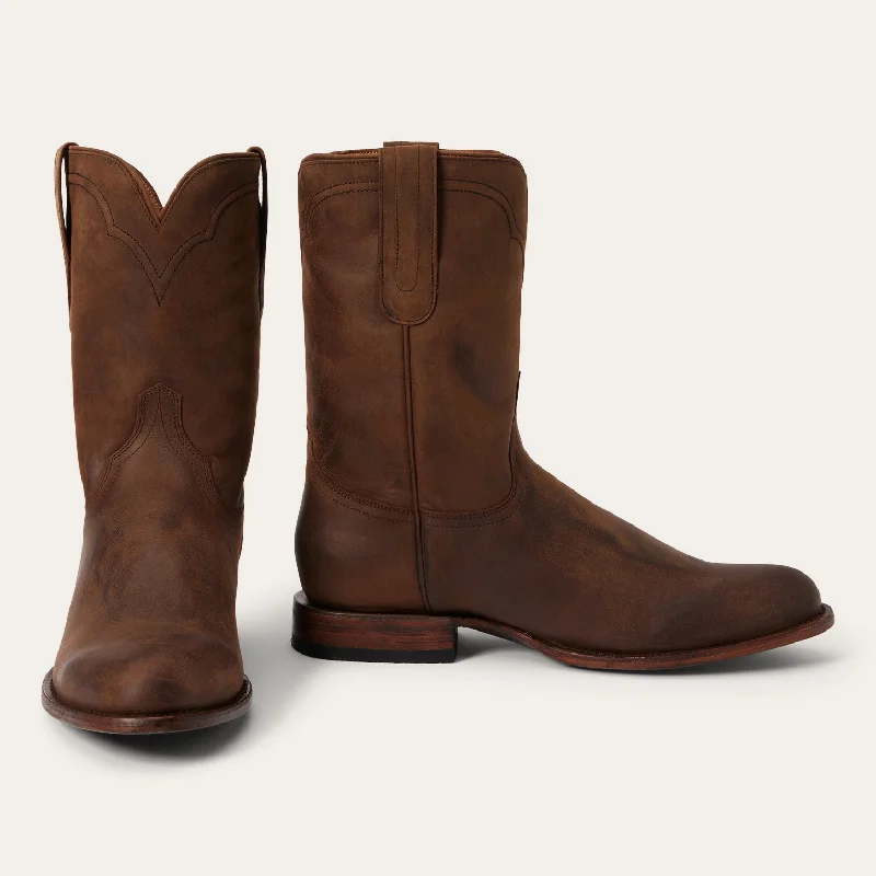 Men's western boots with a silver - toned hardware and accentsCassidy Roper Boots