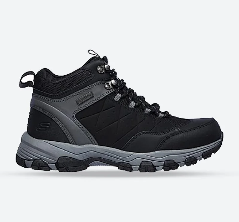 Men's hiking boots with a quick - lace systemMen's Relaxed Fit Skechers 66283 Selmen Telago Hiking Boots