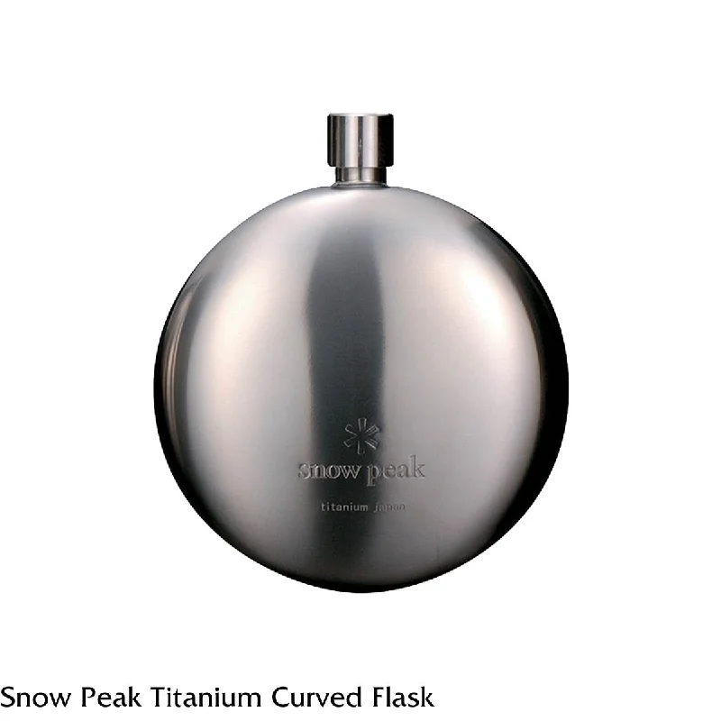 Men's hiking boots with a removable insole for customizationSnow Peak Titanium Curved Flask