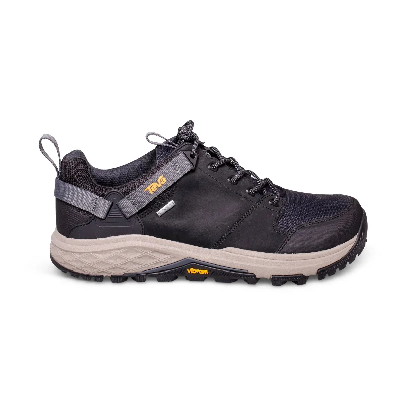 Men's hiking boots with a breathable mesh liningTeva Grandview Gore Tex Low Black / Charcoal Hiking Boots - Men's