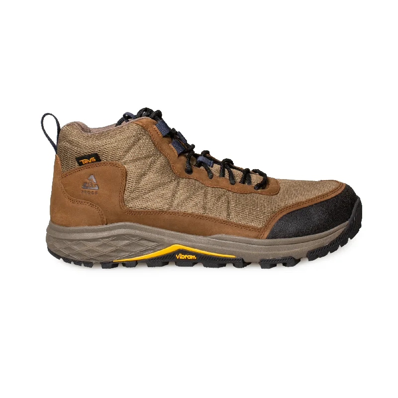 Men's hiking boots with a shock - absorbing insoleTeva Ridgeview Mid Bison Hiking Boots - Men's