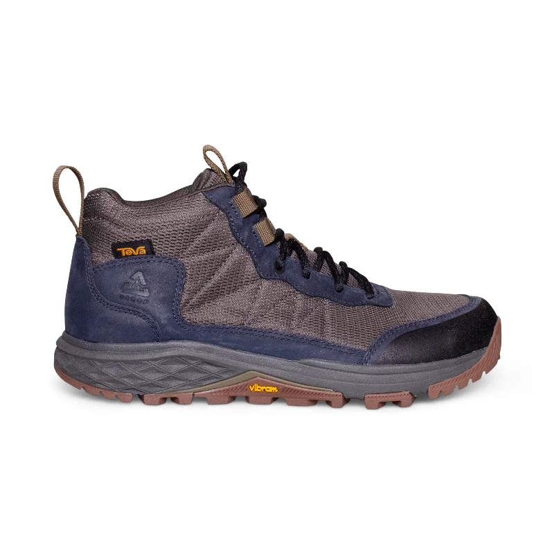 Leather and fabric men's hiking boots for breathabilityTeva Ridgeview Mid RP Total Eclipse Hiking Boots - Men's