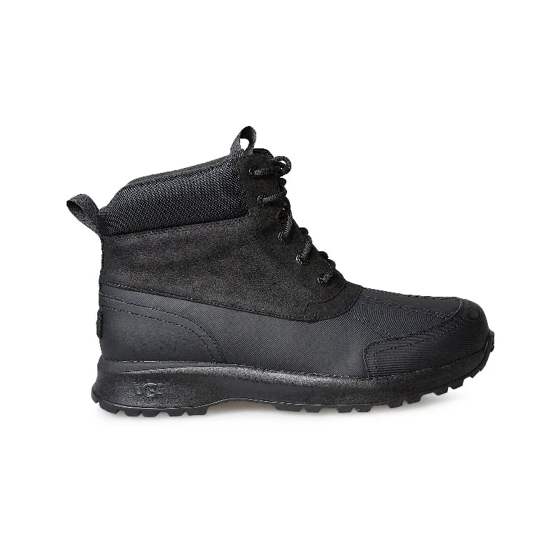 Men's shock - absorbing winter boots for daily commutingUGG Emmett Duck Black Boots - Men's