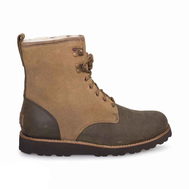 Men's zip - front winter boots with a modern aestheticUGG Hannen TL Dark Chestnut Boots