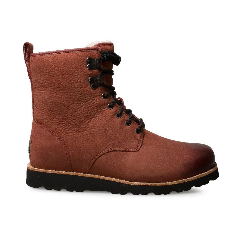 Men's adjustable - fit winter boots with lacing systems for custom comfortUGG Hannen TL Red Oxide Boots - Men's