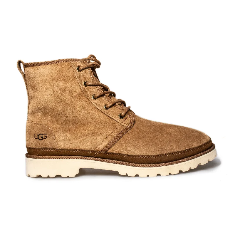 Men's suede and nylon hybrid winter boots for flexibilityUGG Harkland Chestnut Boots - Men's