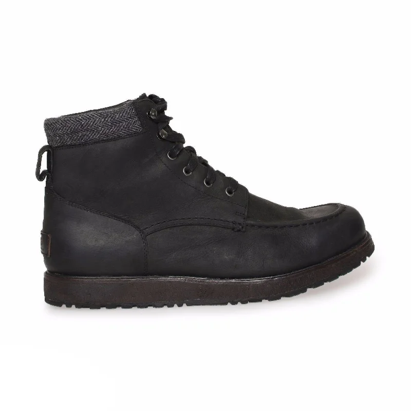 Men's buckle - detail winter boots for a rugged lookUGG Merrick Blsck Boots