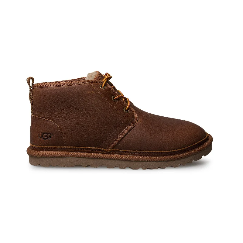 Men's desert - boot inspired winter boots with a suede finishUGG Neumel Leather Chestnut Boots - Men's