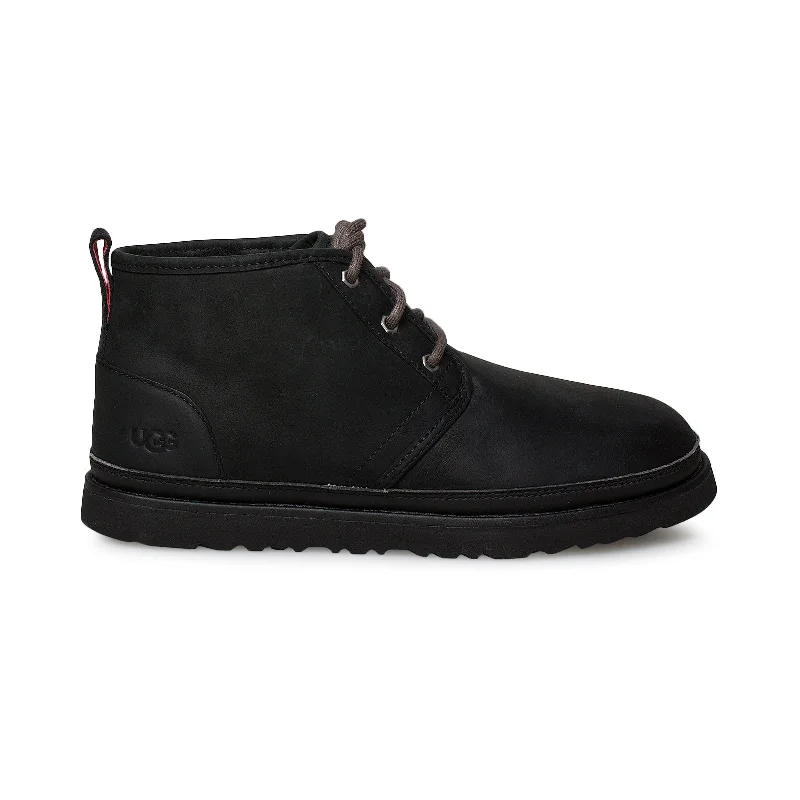 Men's leather - wrapped heel winter boots for durabilityUGG Neumel Weather Black Boots - Men's