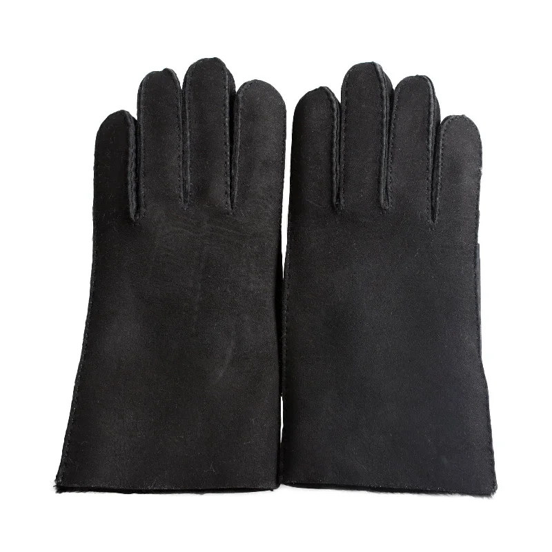 Men's anti - static winter boots for work in electronic environmentsUGG Shearling Without Points Black Gloves - Men's