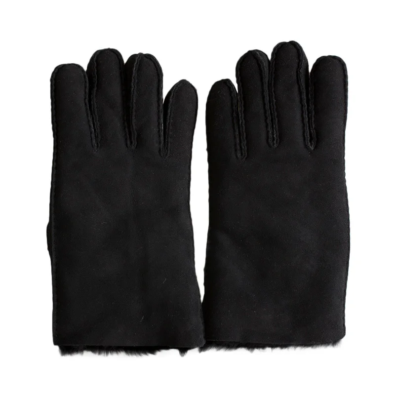 Men's zip - front winter boots with a modern aestheticUGG Sheepskin Black Gloves - Men's