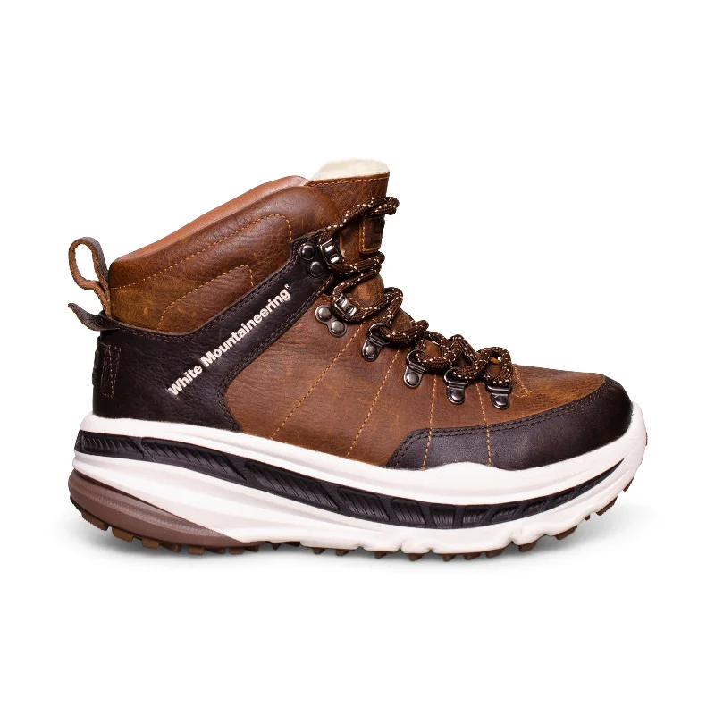 Men's hiking boots with a gusseted tongue to keep out debrisUGG x White Mountaineering 805 Hiker Chestnut Boots - Men's