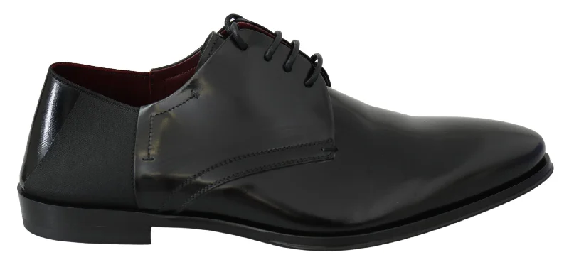 Men's formal shoes with a polished shineDolce & Gabbana Elegant  Leather Derby Men's Shoes