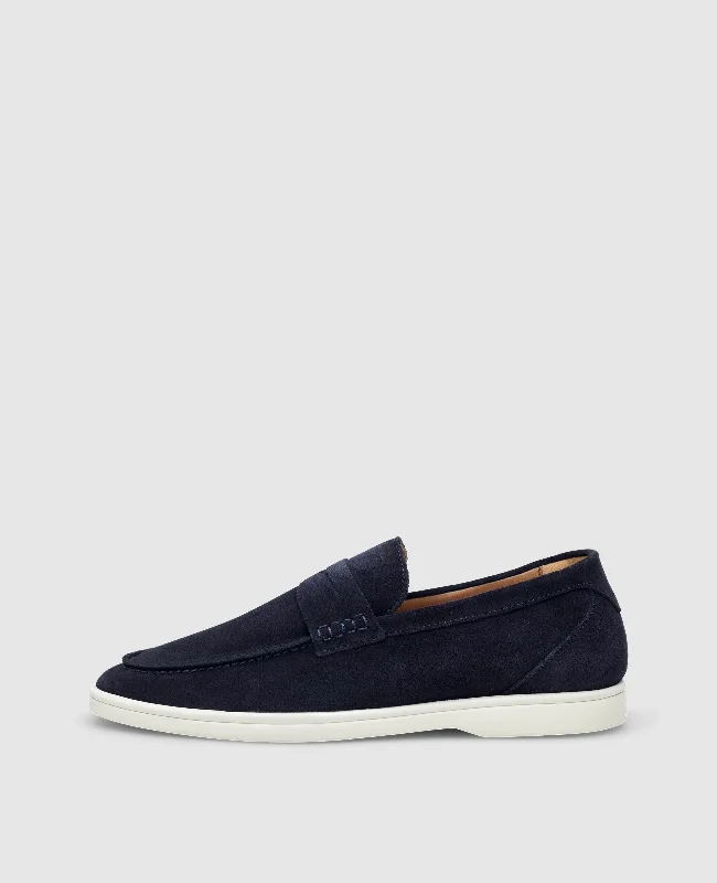 Men's boat shoes with a cushioned footbedElia PL - Navy