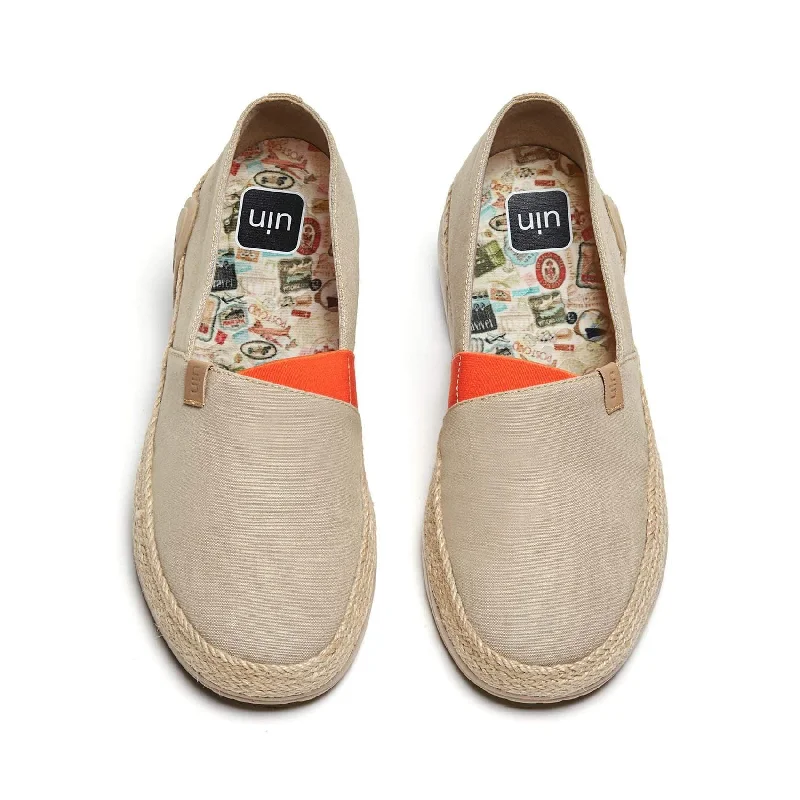 Men's flexible espadrilles for all - day comfortMarbella Khaki Men