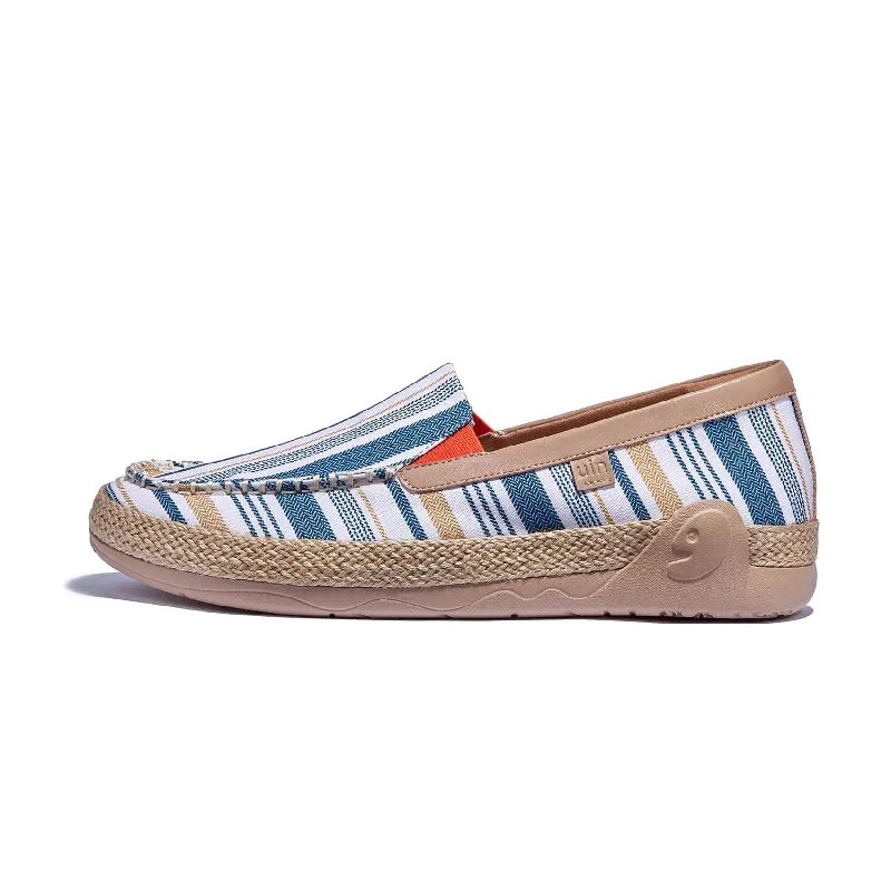 Men's beach - ready espadrilles with a nautical themeRetro Stripes Marbella V Men