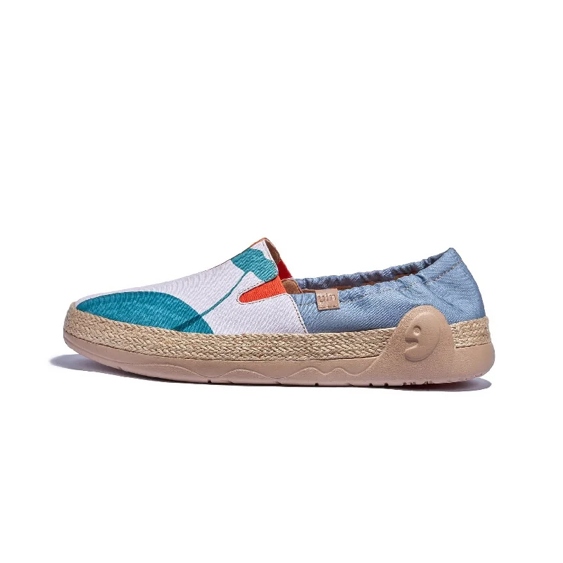 Men's canvas espadrilles with a jute soleLotus Pond Marbella VI Men