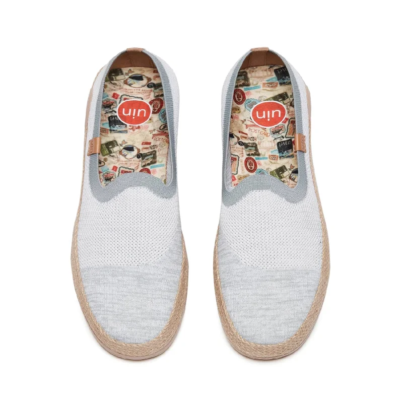 Men's slip - on espadrilles with a tassel detailPure White Marbella II Men