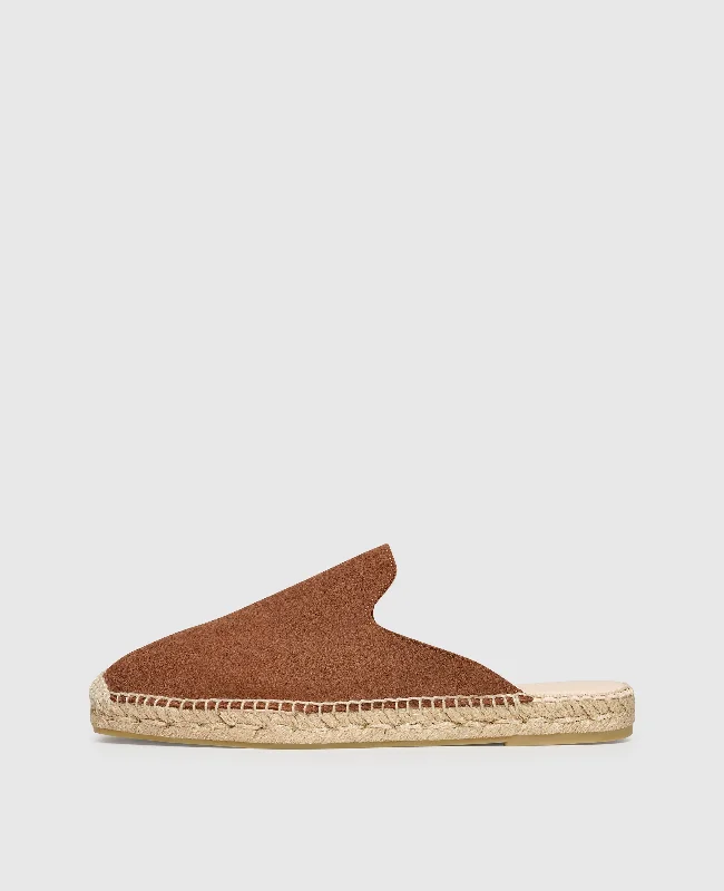 Men's classic lace - up espadrilles in a neutral colorTaylor LEP - Brown