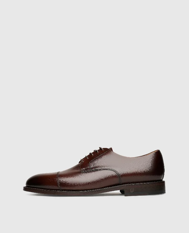 Men's boat shoes with a leather lacing systemWinston CD - Black Brown